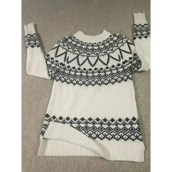 Loft Women's Black and White Sweater Size XS Mock Neck - Picture 9 of 9